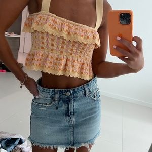 Zara Knit cropped tank